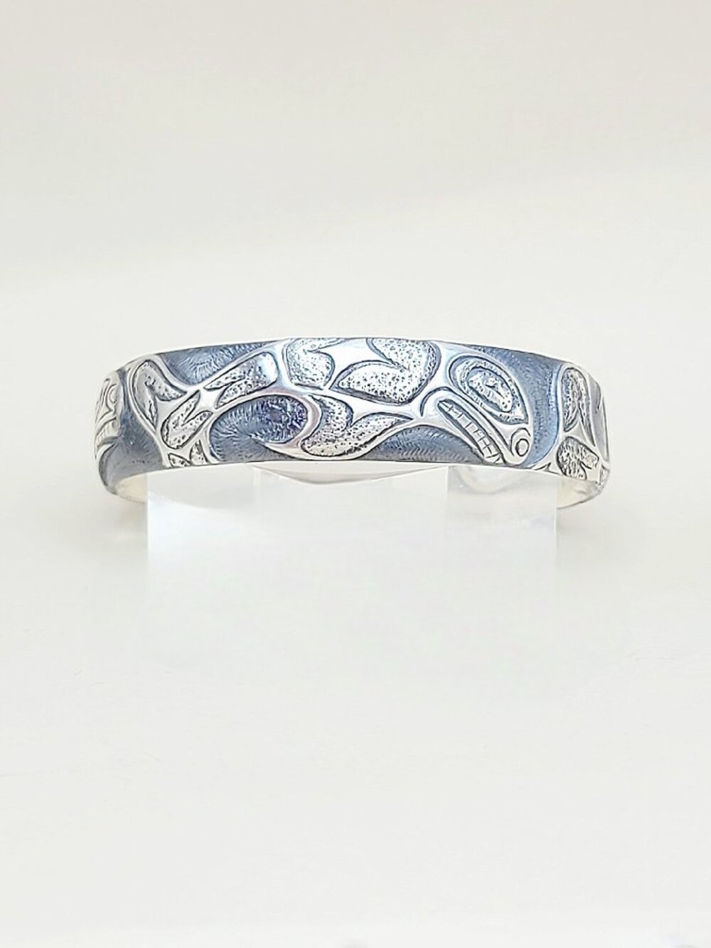 David Yurman Wide Northwest Cuff Bracelet in Sterling Silver - 17mm - 7" - Picture 7 of 13